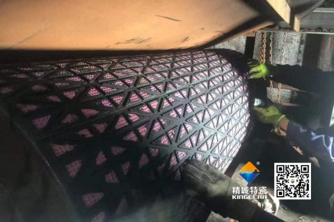 【案例】pp电子陶瓷滚筒包胶：火电输煤系统耐磨十年验证